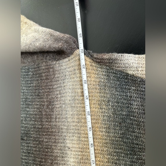 Time And Tru Cowl Neck Ombré Super Soft Fall/winter Sweater Size XL Long & Loose - Picture 11 of 12